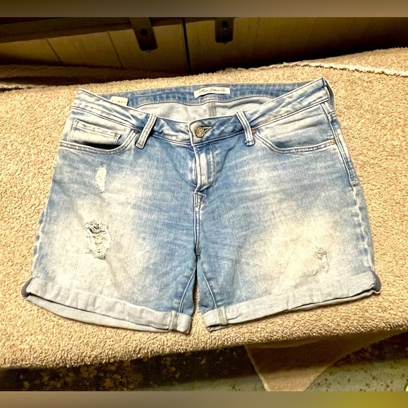 Mavi Cuffed Jean Shorts size L - Picture 1 of 4